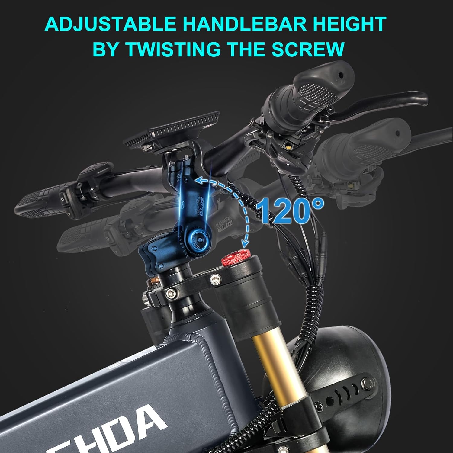 DAMSON Dual Motor 2000W Electric Bike for Adults view 8