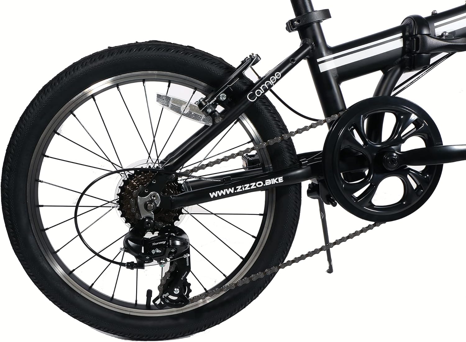 ZiZZO Campo 20 inch Folding Bike with 7-Speed view 4
