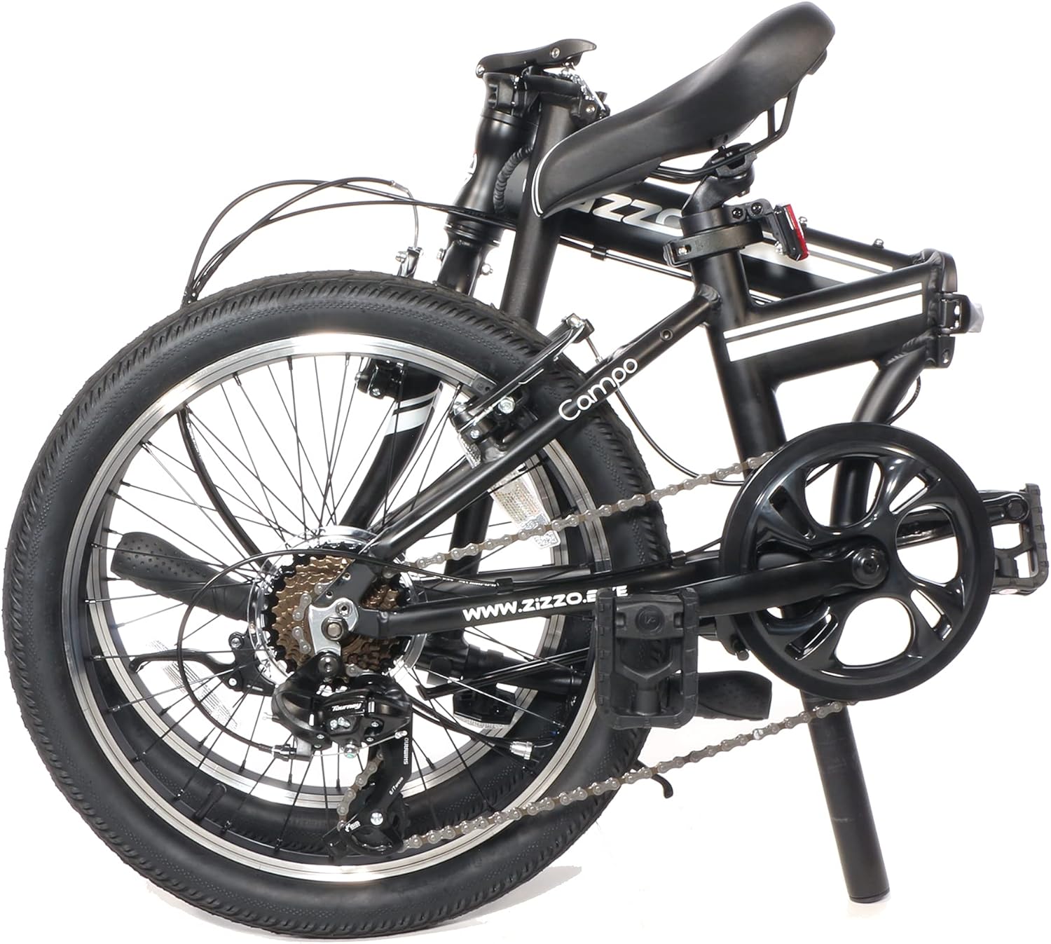 ZiZZO Campo 20 inch Folding Bike with 7-Speed view 8