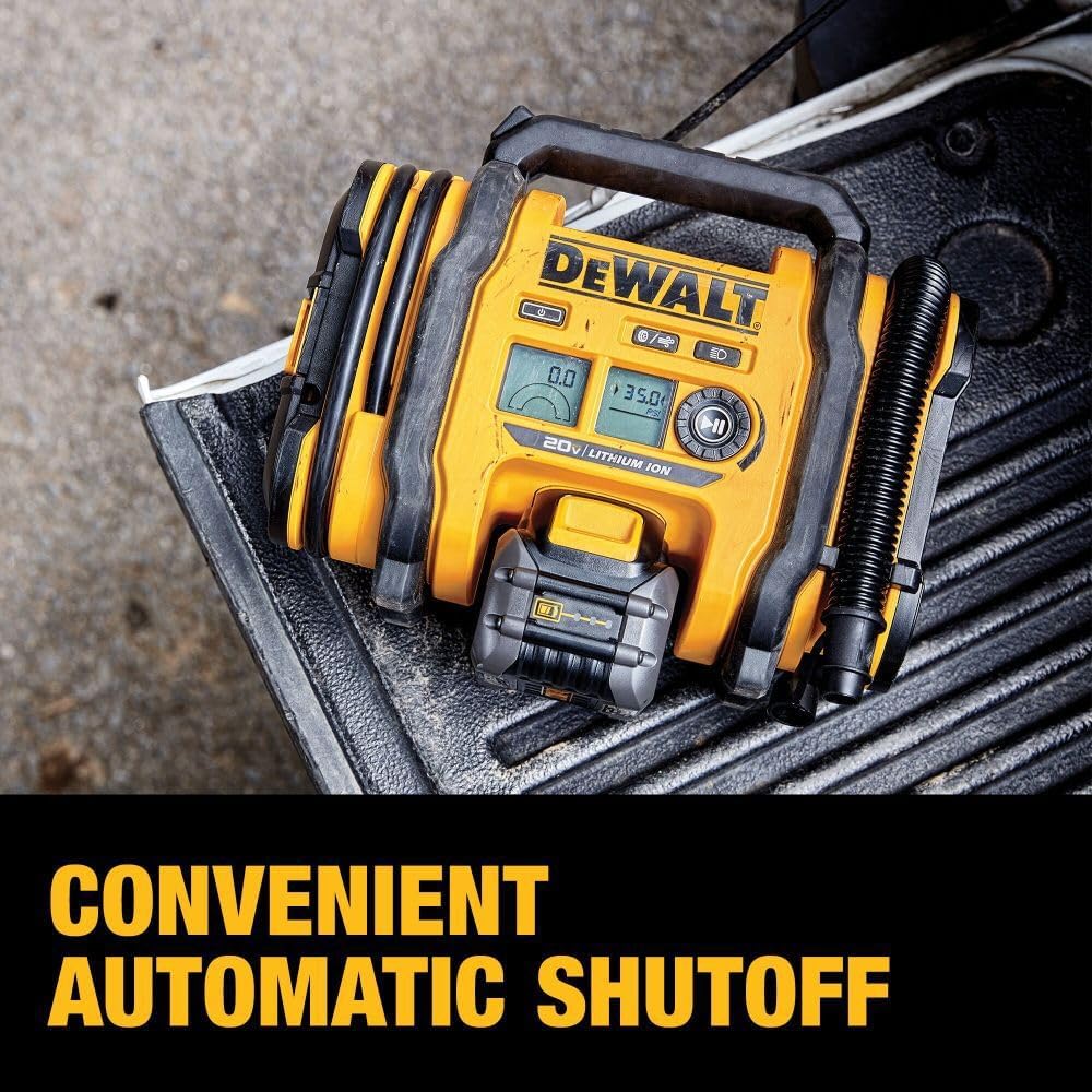 DEWALT Tire Inflator - Portable Air Compressor - 20V MAX view 3