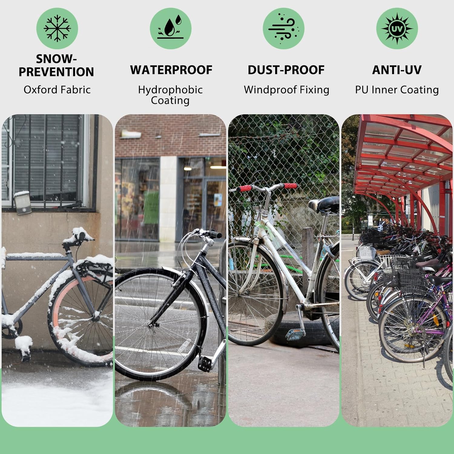 Topcrown Waterproof Bike Cover – XL Size for 1 Bike view 4